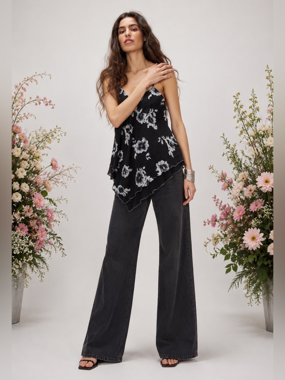 Free People Seeing Double Printed Cami